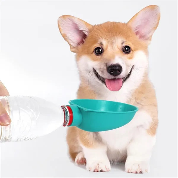 Outdoor Portable Insert Water Bottle Feeder for Pet