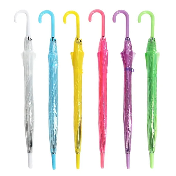 Clear Umbrella with Hook Handle