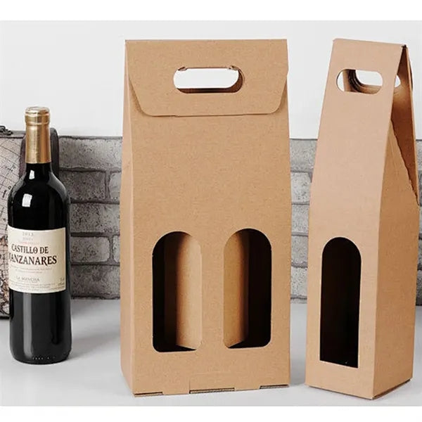 Double Wine Paper Tote Bags