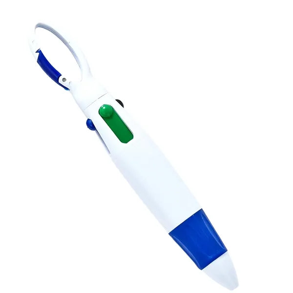 Rocket Shape Four Ink Writer Pen