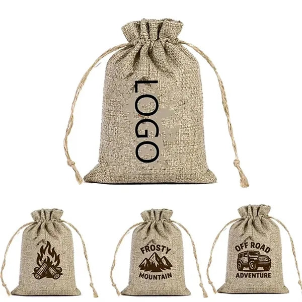 Linen Drawstring Bag