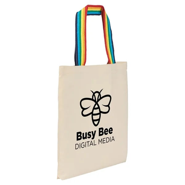 Rainbow Pride Recycled Cotton Tote Bag