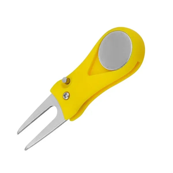 Foldable Golf Divot Repair Tool Ball Marker
