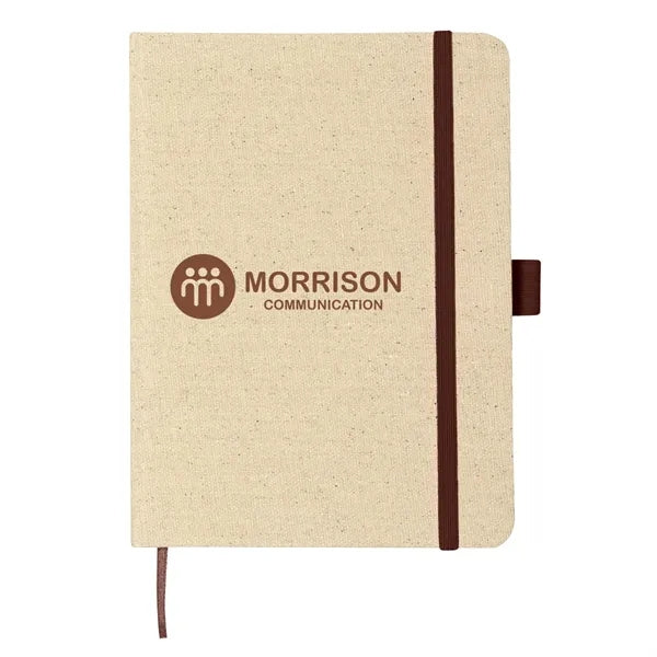 Linen Covered Journal Notebook, 80 Sheets