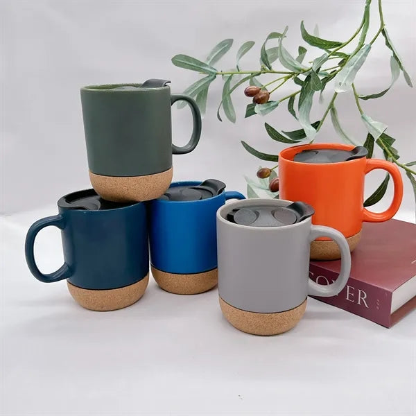Ceramic Cup Cork Bottom