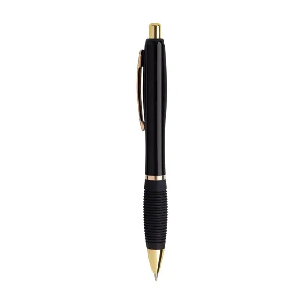 Union Printed - Gold Contour Grip Click Pen