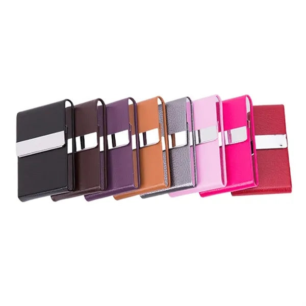 Magnetic Buckle Large Capacity Advertising Business Card Box