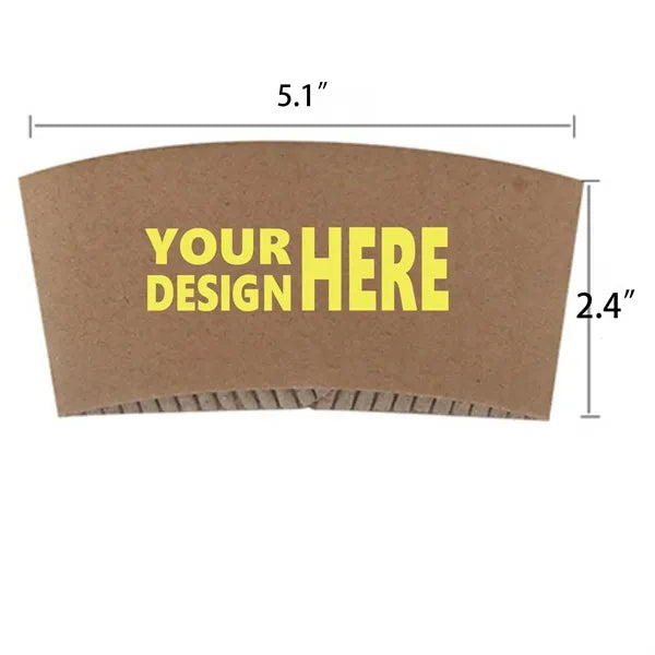 Disposable Paper Sleeves for Coffee Cups