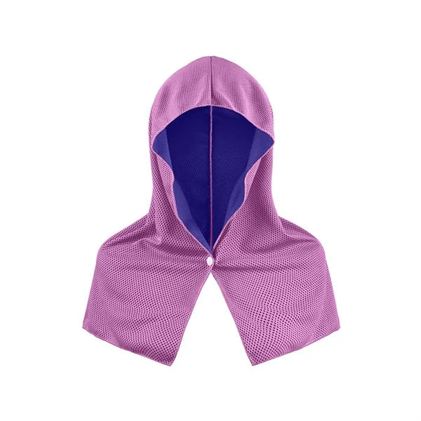 Outdoor Sun Protection Quick-Drying U-Shaped Hooded Towel