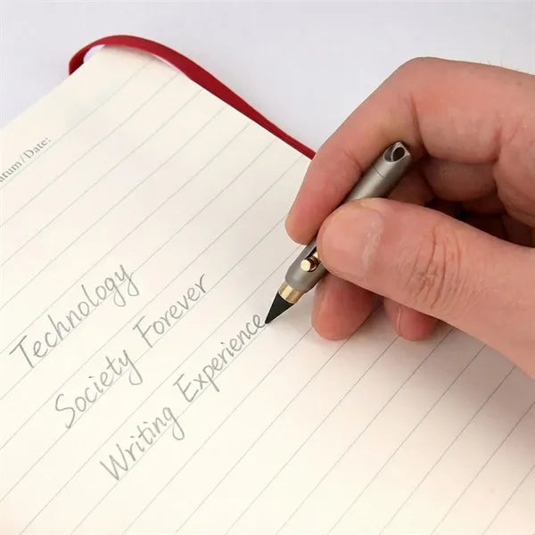 Mini titanium keychain retractable self-sharpening pencil