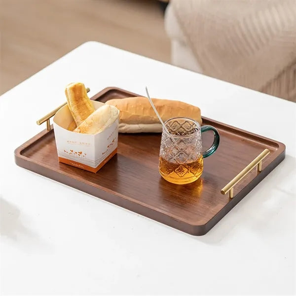 Bamboo Cake Plate For Tea Baking