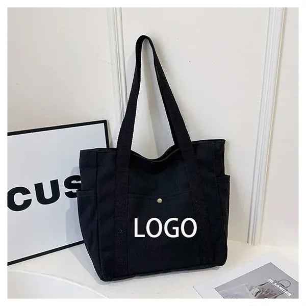 Canvas Shoulder Tote Bag