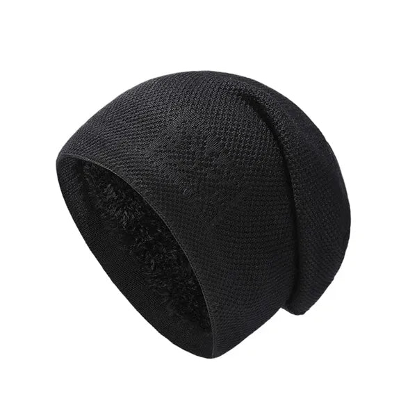Fleece-lined Knitted Hat