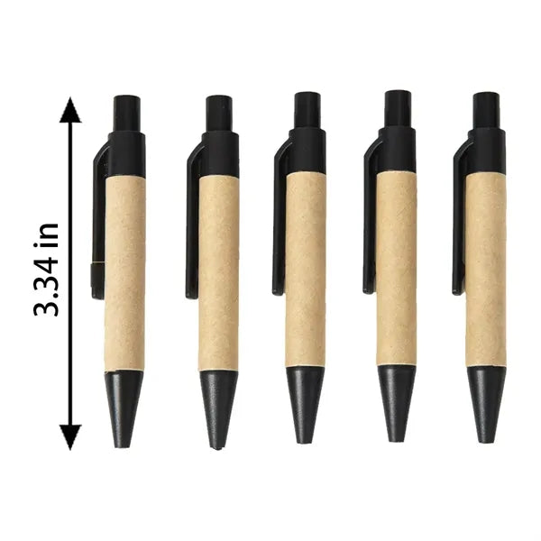 Mini Environmentally Friendly Kraft Paper Tube Ballpoint Pen