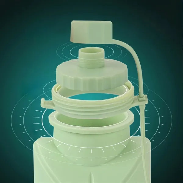 20oz Silicone Foldable Sports Bottle