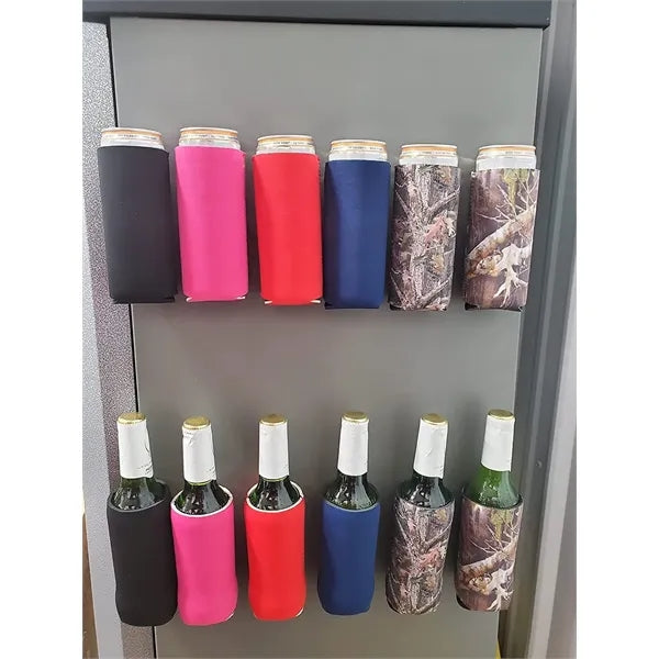 Magnetic Can Cooler Ultra Slim 12oz For Holidays