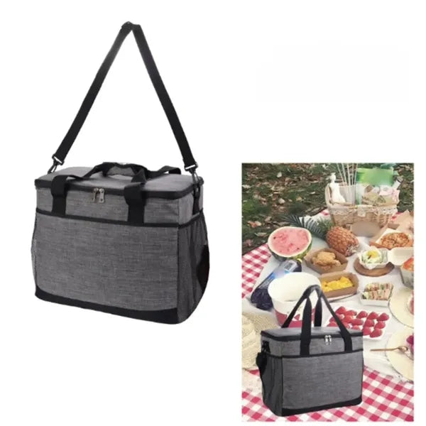 Portable insulated lunch cooler bag for office travel picnic