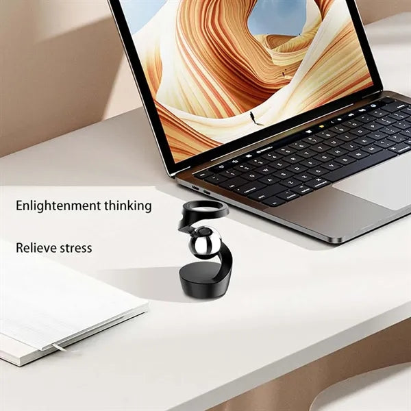 Metal gravity defying adults office desk fidget spinner toy