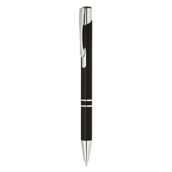 Rubber Finish Click Action Ballpoint Pen