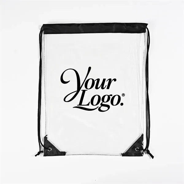 Clear PVC Drawstring Bag