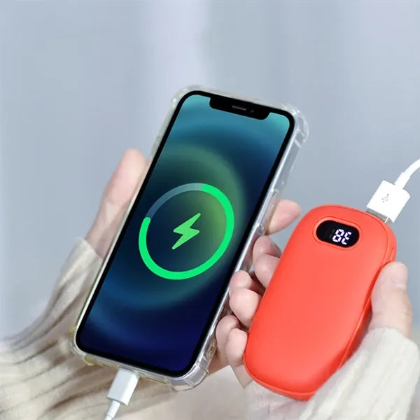 3600mAh Rechargeable Hand Warmer Power Bank Portable Heate