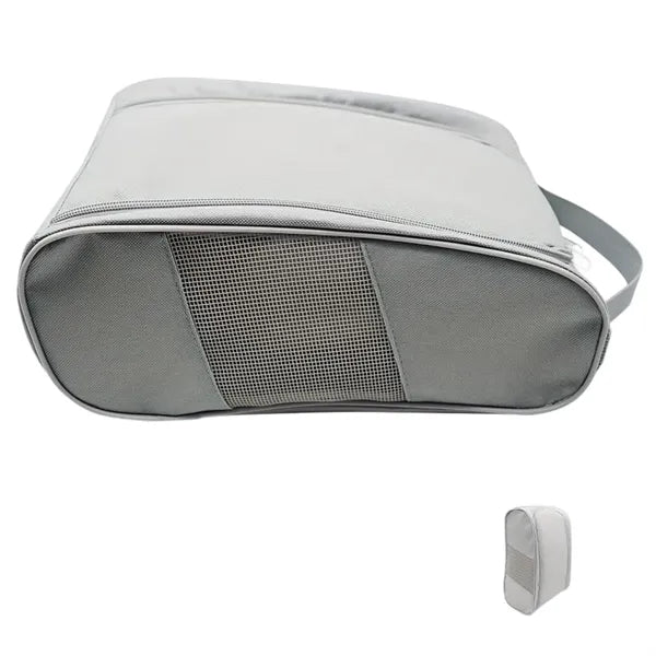 Breathable golf shoe storage bag