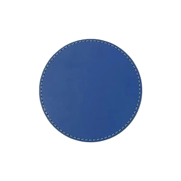 6-Piece Leather Coaster Set with Holder