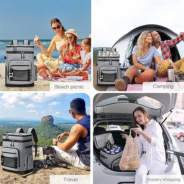 Large waterproof, heat-insulating, and leak-proof cooler bac