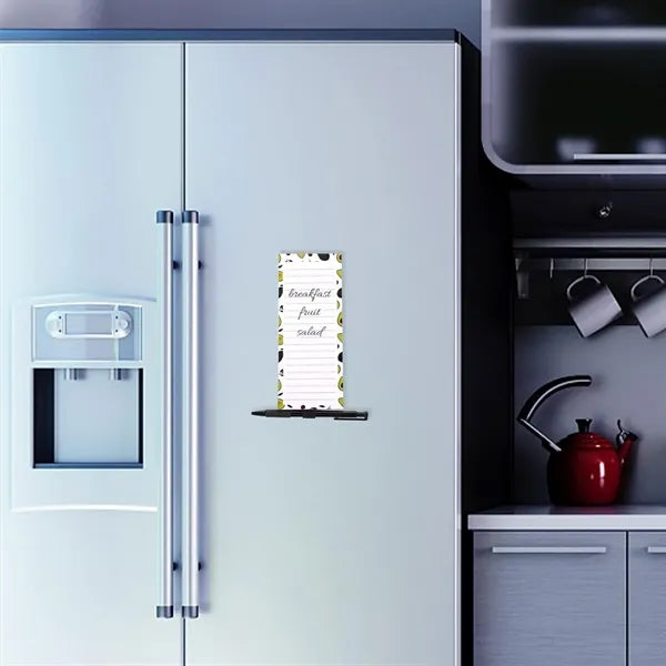 Magnetic Fridge Notepad with Pen Holder