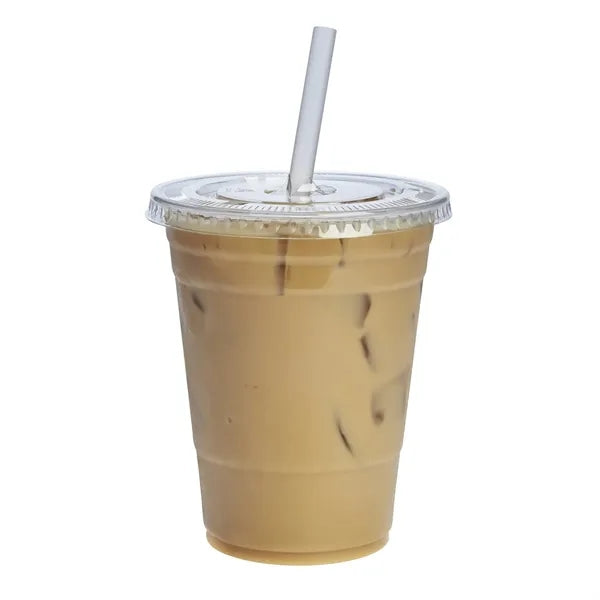 16 Oz. Clear Plastic Cup With Lid