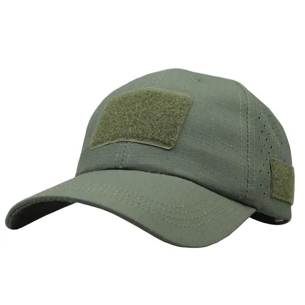 Tactical Camo Cap Ventilated Glasses Holder Baseball Hat