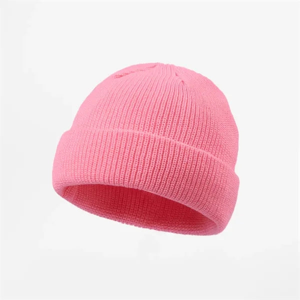 Recycled Knit Cuffed Fisherman Beanie