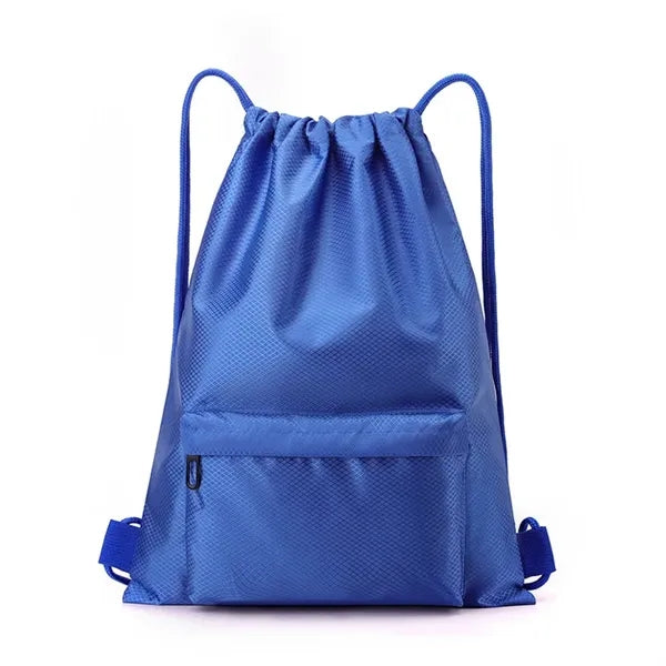 Nylon Sporty Drawstring Backpack