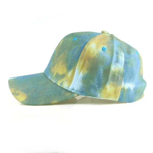 6 Panel Adjustable Tie-Dye Camouflage Baseball Cap