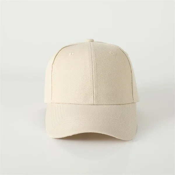 6 panel Acrylic twill baseball cap