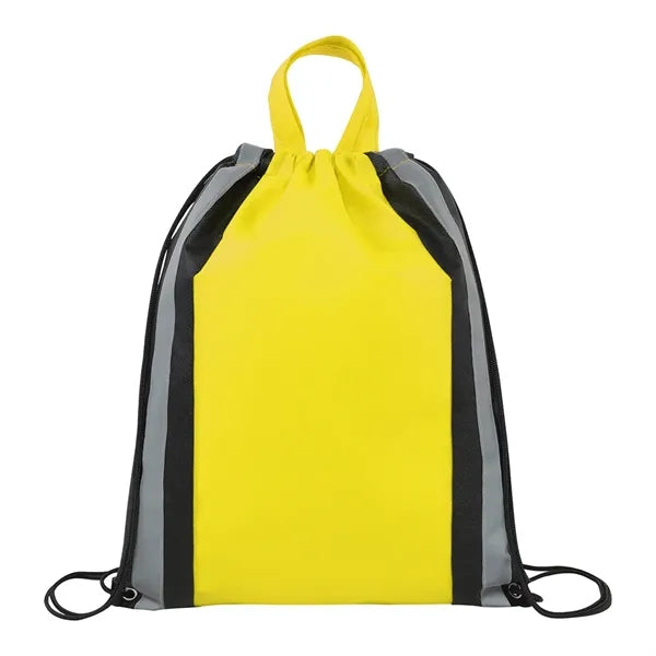 Small Reflective Drawstring Bag