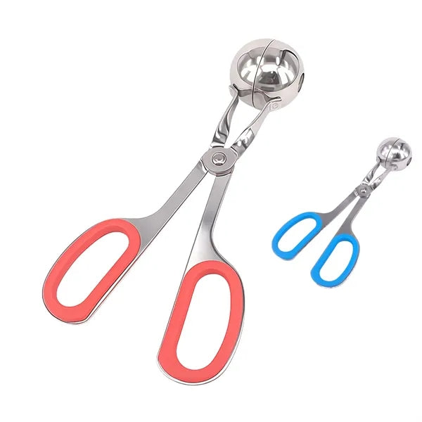 Stainless Steel Meatball Maker Scoop With Soft Grip