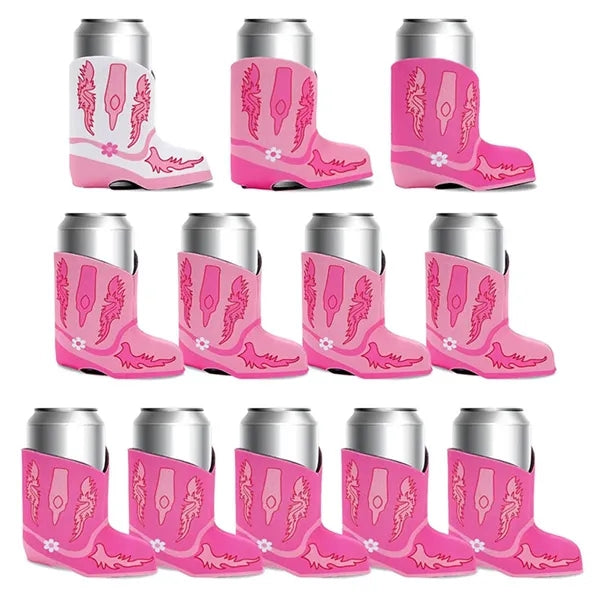 Cowboy Boot Shape Premium Foam Bottle Cooler