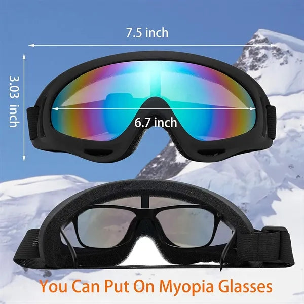 Windproof Goggles Kids Ski Glasses Outdoor Cycling Eyewear