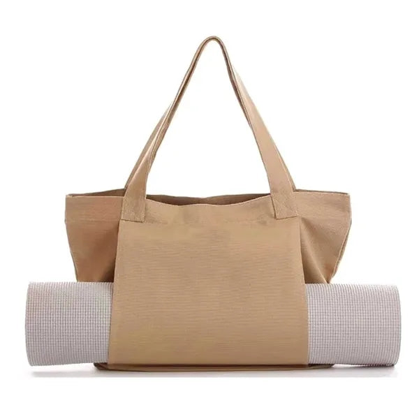 12OZ Poly Cotton Canvas Yoga Tote Bag