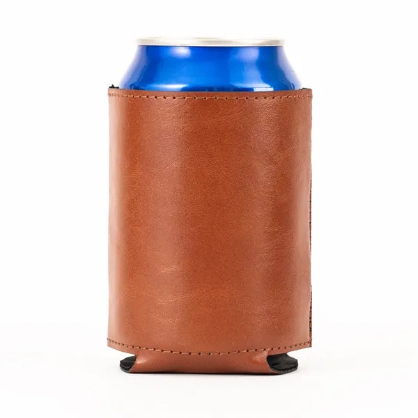 PU Leather Beer Can Cooler
