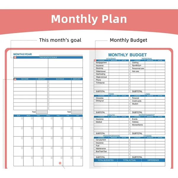 Undated Planner NoteBook