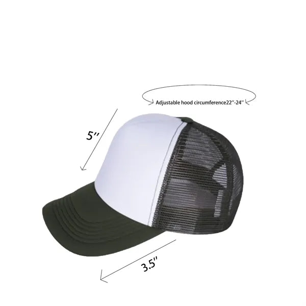 5-Panel Foam Hat with Mesh Back