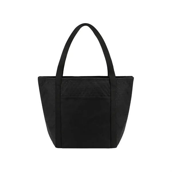 Zipper Cooler Tote With Front Pocket