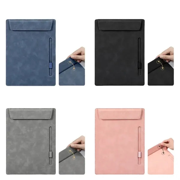 A4 Leather Clipboard Folder with Pen Holder