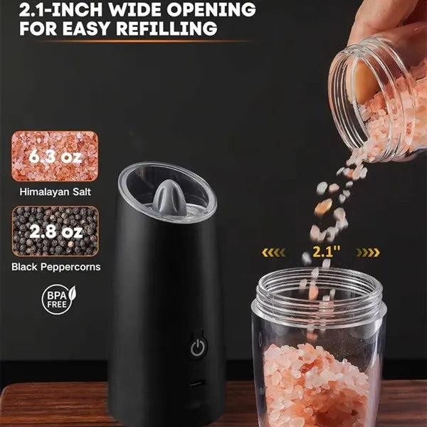 USB Rechargeable Automatic Pepper Grinder