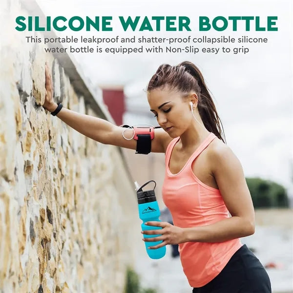 Collapsible Silicone Leak Proof Temperature Resistant Water