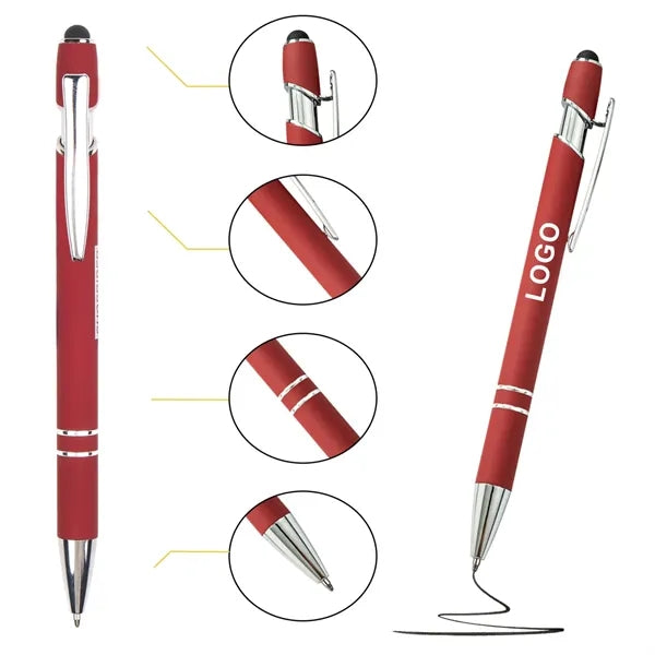 Soft-Touch Aluminum Pen Stylus