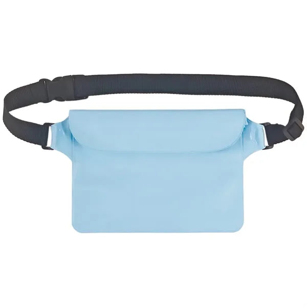 3-layer Sealed Zipper Waterproof Fanny Pack Waist Pouch