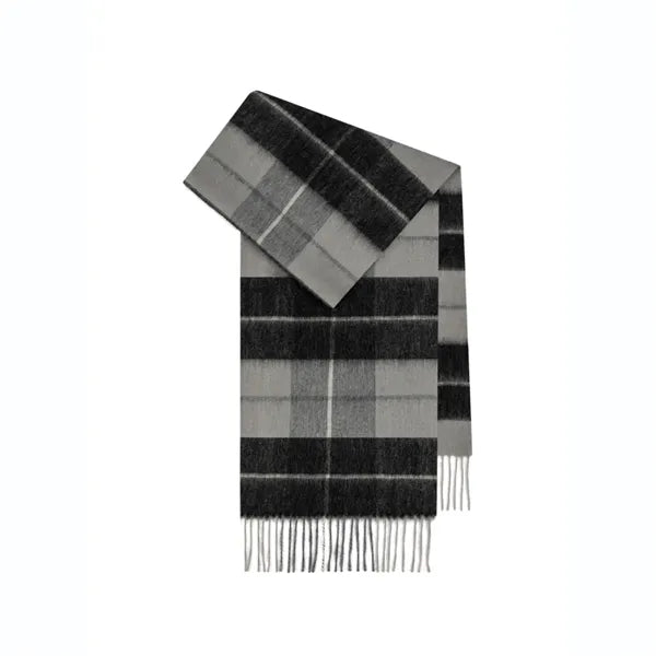 Wool Plaid Scarf Soft Warm for Winter Fashion Daily Wear